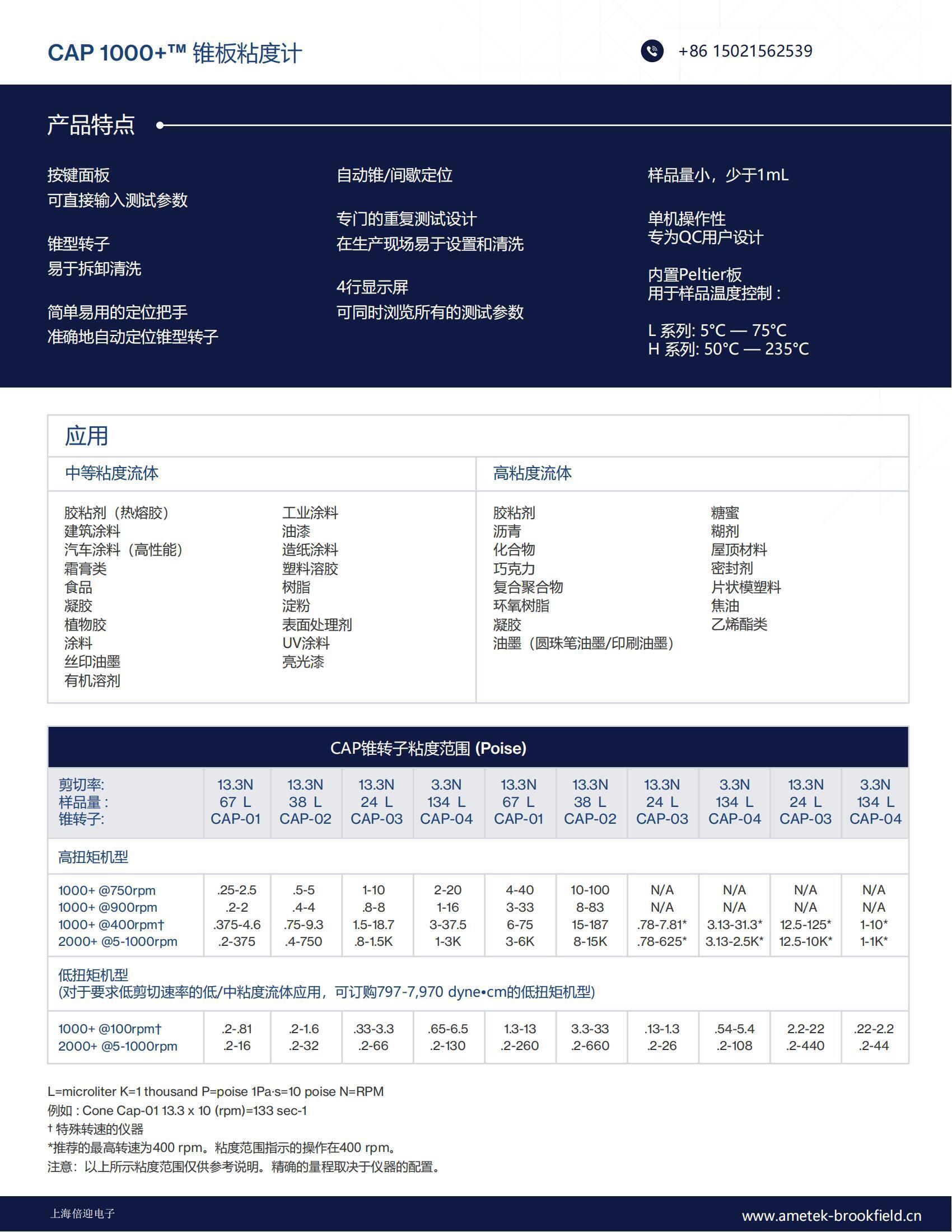 博勒飞锥板粘度计CAP1000中文介绍_01